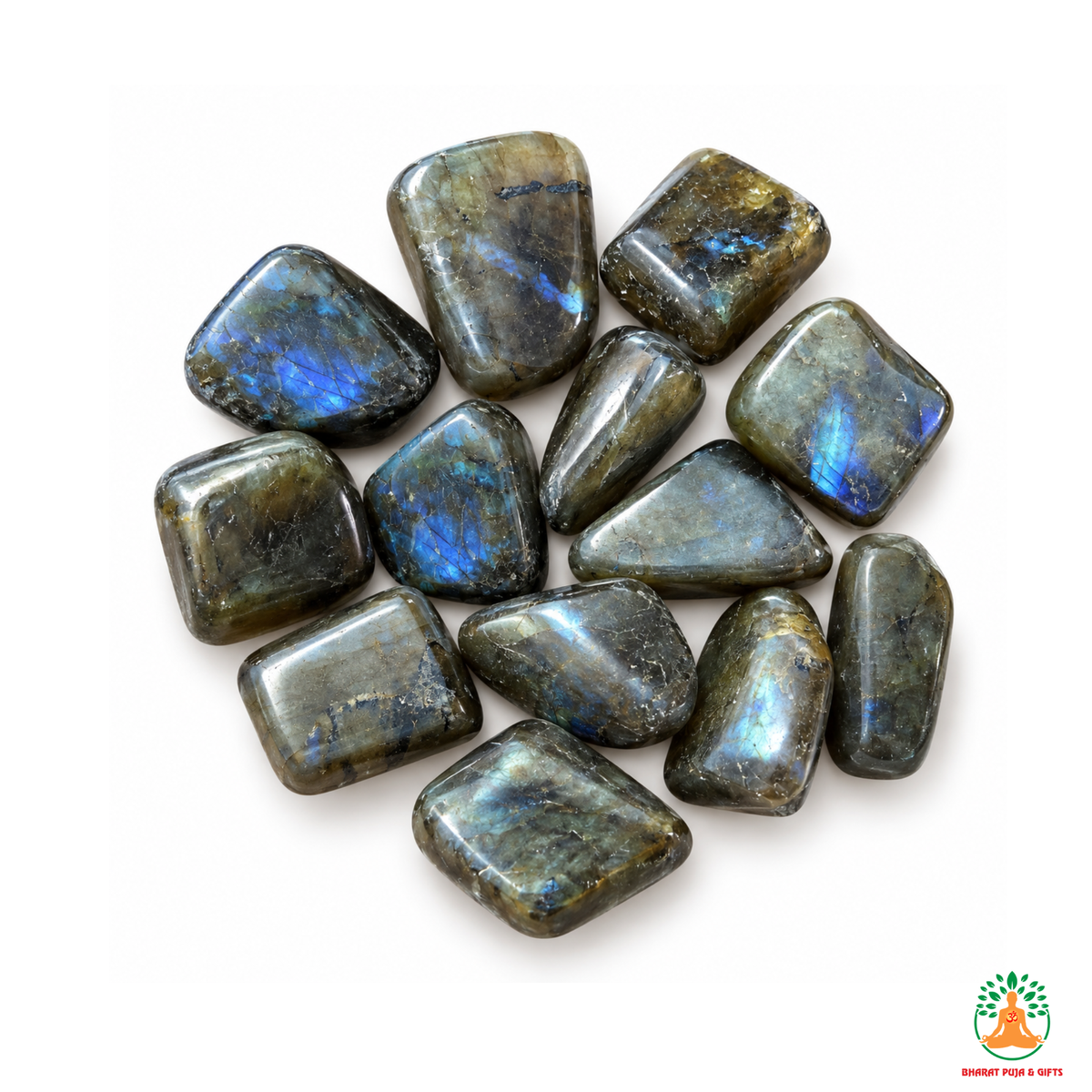 Labradorite Tumble Stones – Polished Natural Gemstones | Manifestation Healing and Meditation Crystals