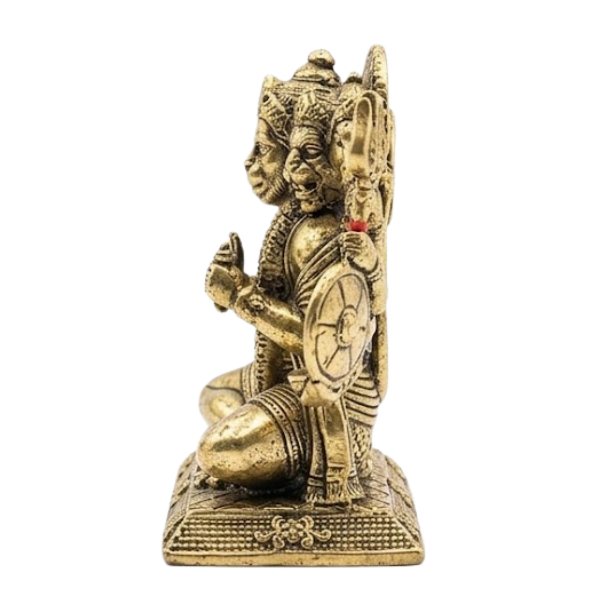 Panchadhatu Panchamukhi Sitting Hanuman Idol | Panchaloha Panchamukhi Hanuman Murti | Panchalogam Sitting Hanuman Statue