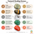 Wealth & Success Tumble Stone Set – 5 Polished Gemstones for Abundance, Confidence, Motivation & Meditation | Tumbled Crystals Set | Spiritual Gift | Manifestation and Meditation Crystals