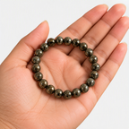 Natural Pyrite Bracelet | Pyrite Crystal Gemstone Bracelet | Prosperity & Abundance Jewelry | Protection Bracelet | Healing Jewelry