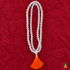 Clear Quartz Beaded Necklace 6mm & 8mm | Natural Crystal Gemstone Mala | Meditation & Spiritual Necklace | Crystal Necklace | Yoga Prayer Mala