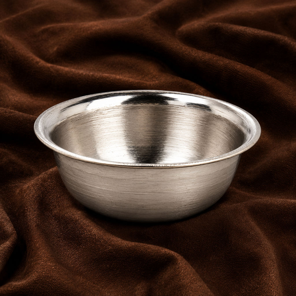 Pure Silver Small Puja Bowl (Katori) | Traditional Offering Bowl