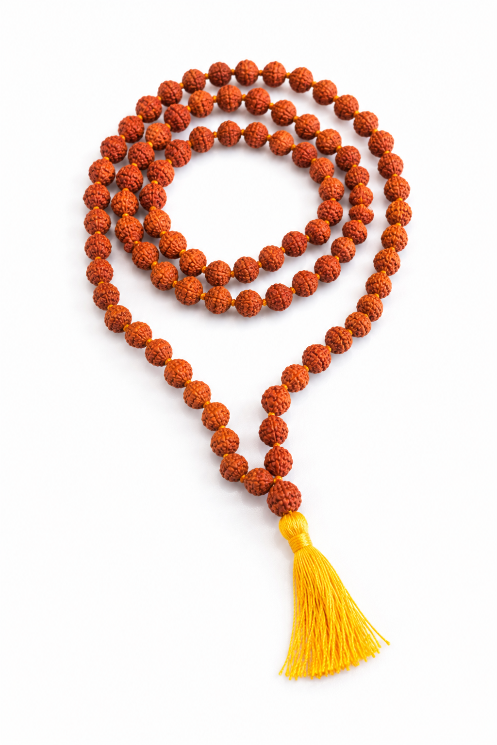 Authentic Natural Beads Rudraksha Mala | Prayer Beads | Om Namah Shivay Chanting Beads | Japa Beads | Rudraksha Seeds