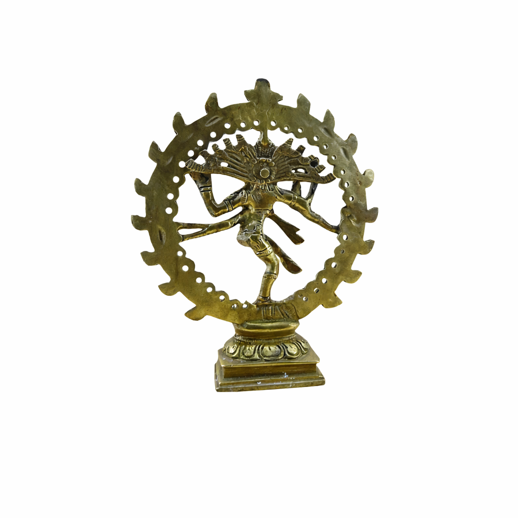 Brass Dancing Nataraja Murti | Hindu God Shiva Shankar Idol | Brass Dancing Lord Shiva Idol | Brass Natraj Natraja