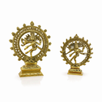 Brass Dancing Nataraja Murti | Hindu God Shiva Shankar Idol | Brass Dancing Lord Shiva Idol | Brass Natraj Natraja