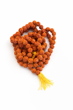 Authentic Natural Beads Rudraksha Mala | Prayer Beads | Om Namah Shivay Chanting Beads | Japa Beads | Rudraksha Seeds