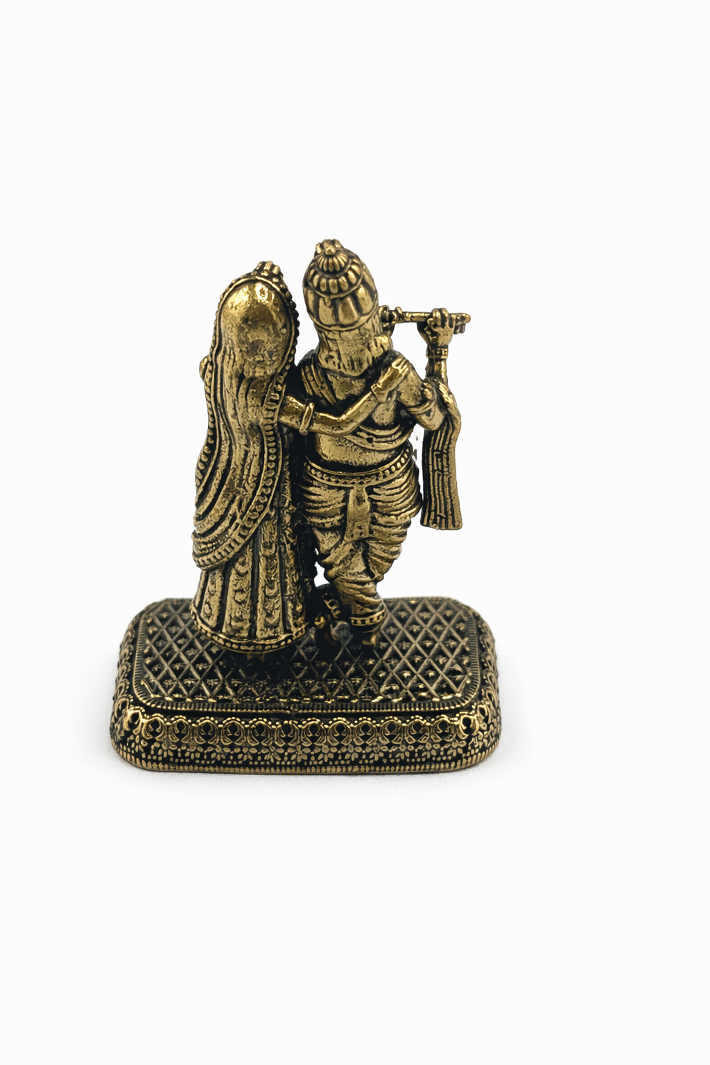 Panchadhatu Radha Krishna Idol | Panchaloha Radha Krishna Murti | Panchaloha Radha Krishna Statue