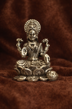 Pure Silver Lakshmi Idol | Goddess Lakshmi Laxmi Devi Idol | Silver Laxmi Murti
