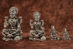 Pure Silver Lakshmi Idol | Goddess Lakshmi Laxmi Devi Idol | Silver Laxmi Murti