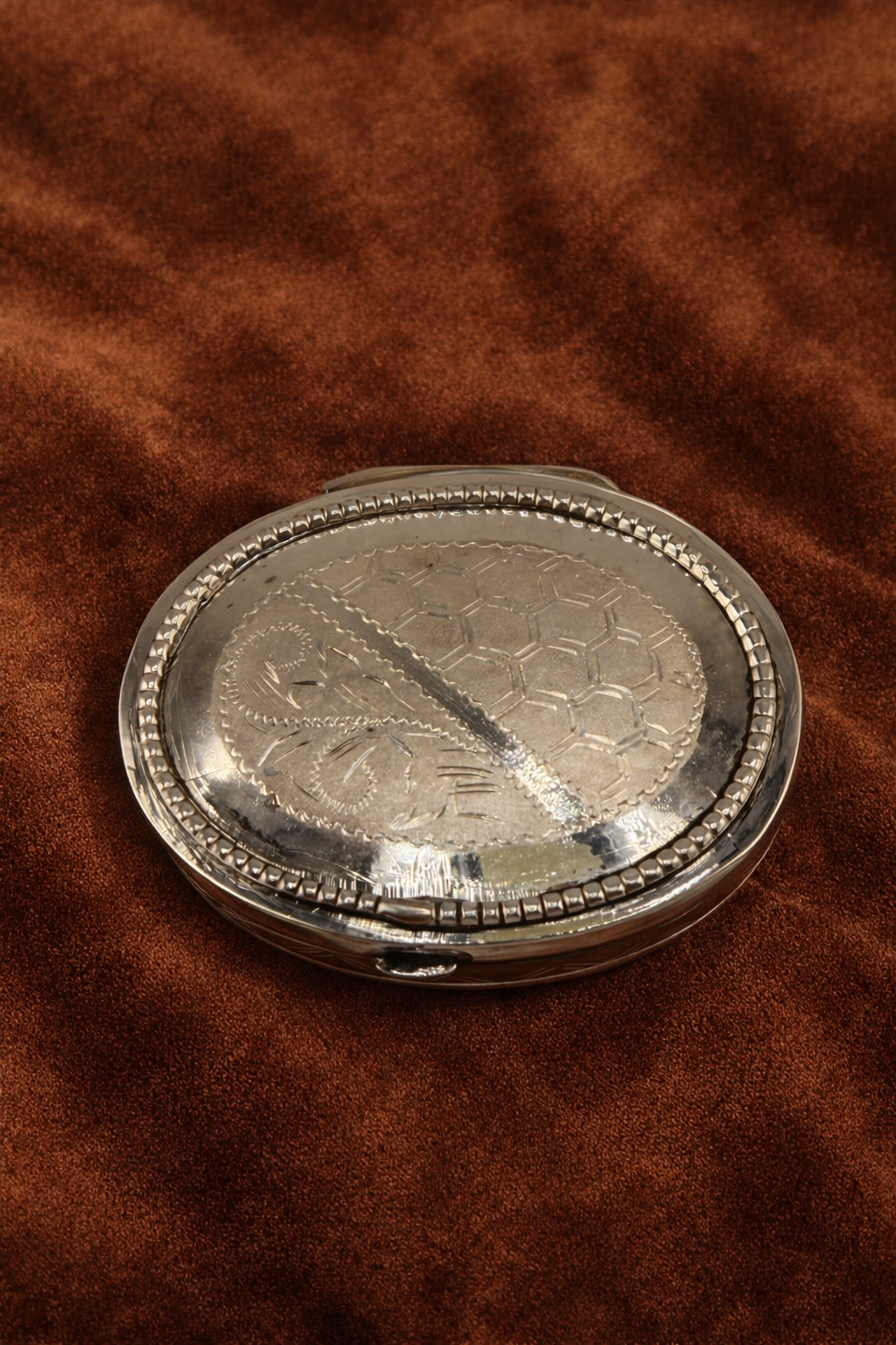 Pure Silver Haldi Kumkum Dibbi | Traditional Twin Silver Puja Box for Sacred Rituals