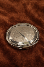 Pure Silver Haldi Kumkum Dibbi | Traditional Twin Silver Puja Box for Sacred Rituals