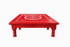 Red Shubh Labh Chaurang | Chowki Bajot 18"x18"