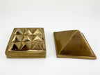 Brass Vastu Pyramid Set of 3 | 3 Layer Feng Shui Pyramid | 91 Pyramids in Total