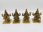 Brass Ashtalakshmi Idol Set | Traditional Lakshmi Statue Collection | 8 Lakshmi Murti Set