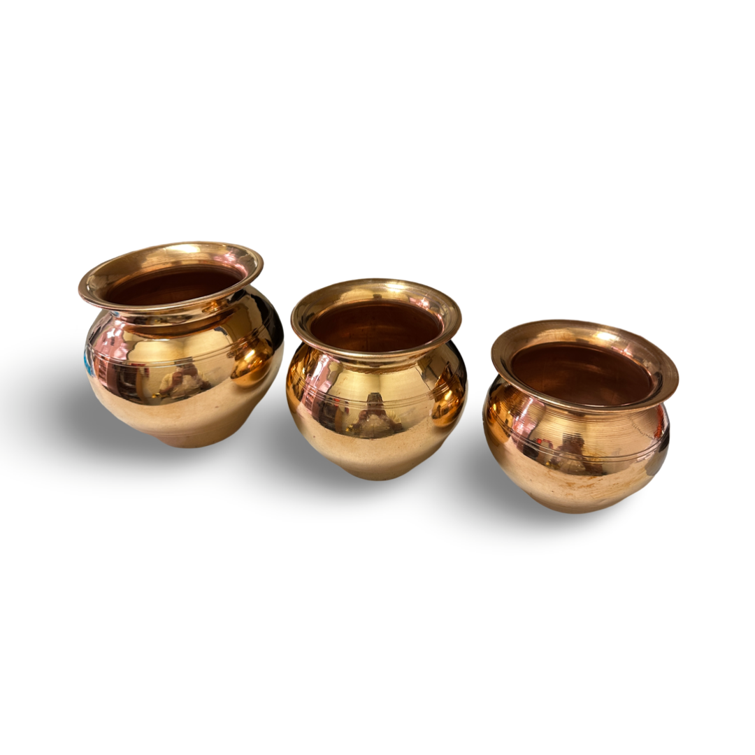 Copper Kumkuma Kalash, Pooja Kalash, Copper Chambu Lota, Tamba Ka Lota for Drinking Water, Pooja, Festival Plain Kalash premium quality