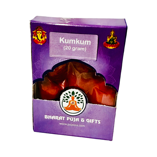 Natural Kumkum powder Roli for pooja rituals made from pure haldi 20gm pack