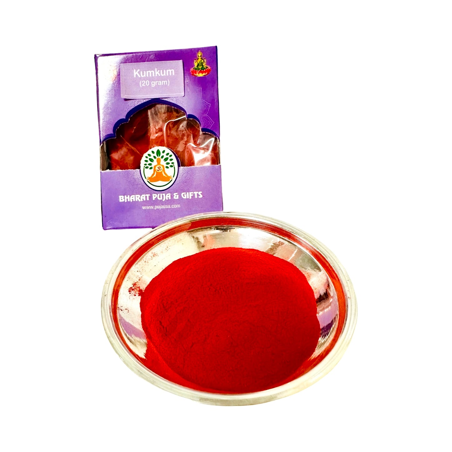 Natural Kumkum powder Roli for pooja rituals made from pure haldi 20gm pack