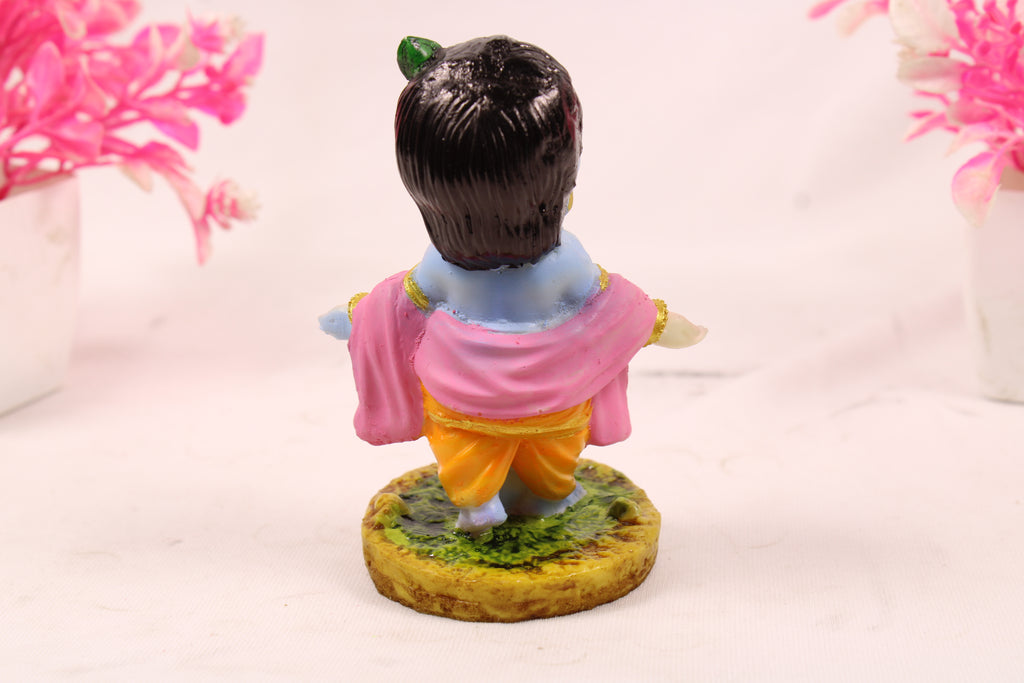 baby Krishna Kahna God Idol for Pooja, Car & Home decor, collection art figurine