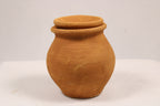Traditional Terracotta Clay Pot with Lid | Handmade Matka Ghada for Water Storage, Home Decor, Kitchen, Festivals &amp; Rustic Decoration