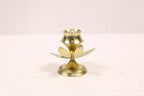 Brass Agarbatti Stand Flower Design | 5 Petal Incense Stick Holder | Brass Incense Stick Stand
