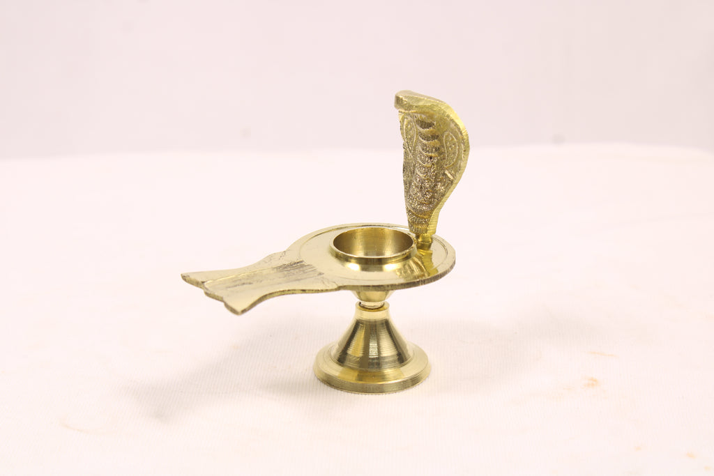 Black Shaligram Shivling with Brass Jalahari Yoni Base and Stand | Natural Stone Shiva Lingam for Puja, Abhishek, and Home Temple