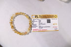Natural Citrine Bracelet | Golden Yellow Crystal Gemstone Bracelet | Abundance & Prosperity Jewelry | Positive Energy Bracelet | Gift for Men & Women