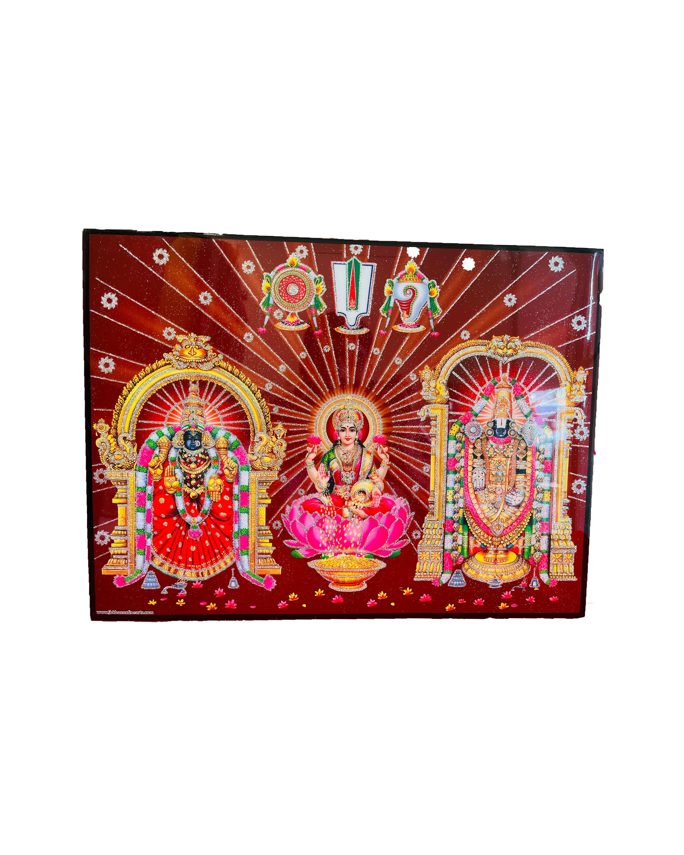 Balaji Lakshmi Bhudevi Hanging Wall Photo