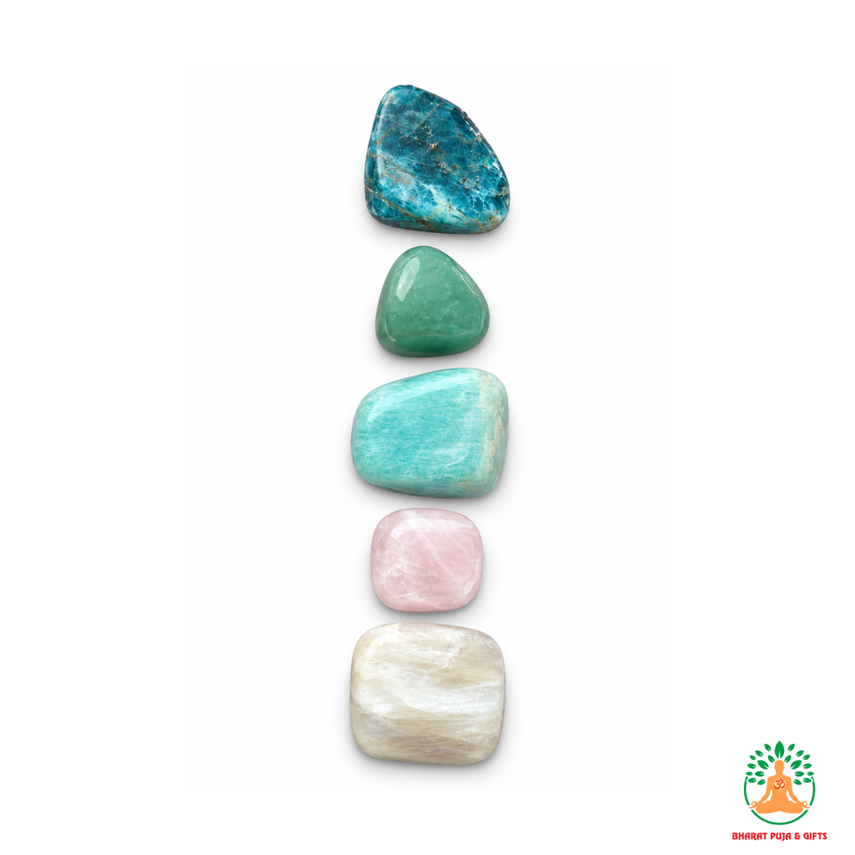 Love & Relationship Tumble Stone Set – 5 Polished Gemstones for Love Self-Love Emotional Balance & Personal Growth| Tumbled Crystals Set | Spiritual Gift | Manifestation and Meditation Crystals