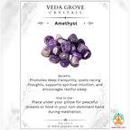 Natural Amethyst Tumble Stones – Polished Purple Gemstones | Manifestation Healing and Meditation Crystals