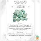 Natural Amazonite Tumble Stones – Polished Green Gemstones | Manifestation Healing and Meditation Crystals