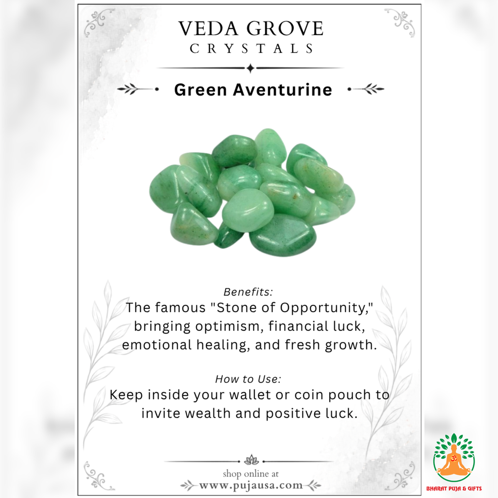 Green Aventurine Tumble Stones – Polished Natural Gemstones | Manifestation Healing and Meditation Crystals
