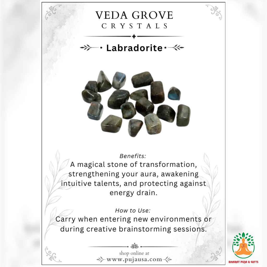 Labradorite Tumble Stones – Polished Natural Gemstones | Manifestation Healing and Meditation Crystals