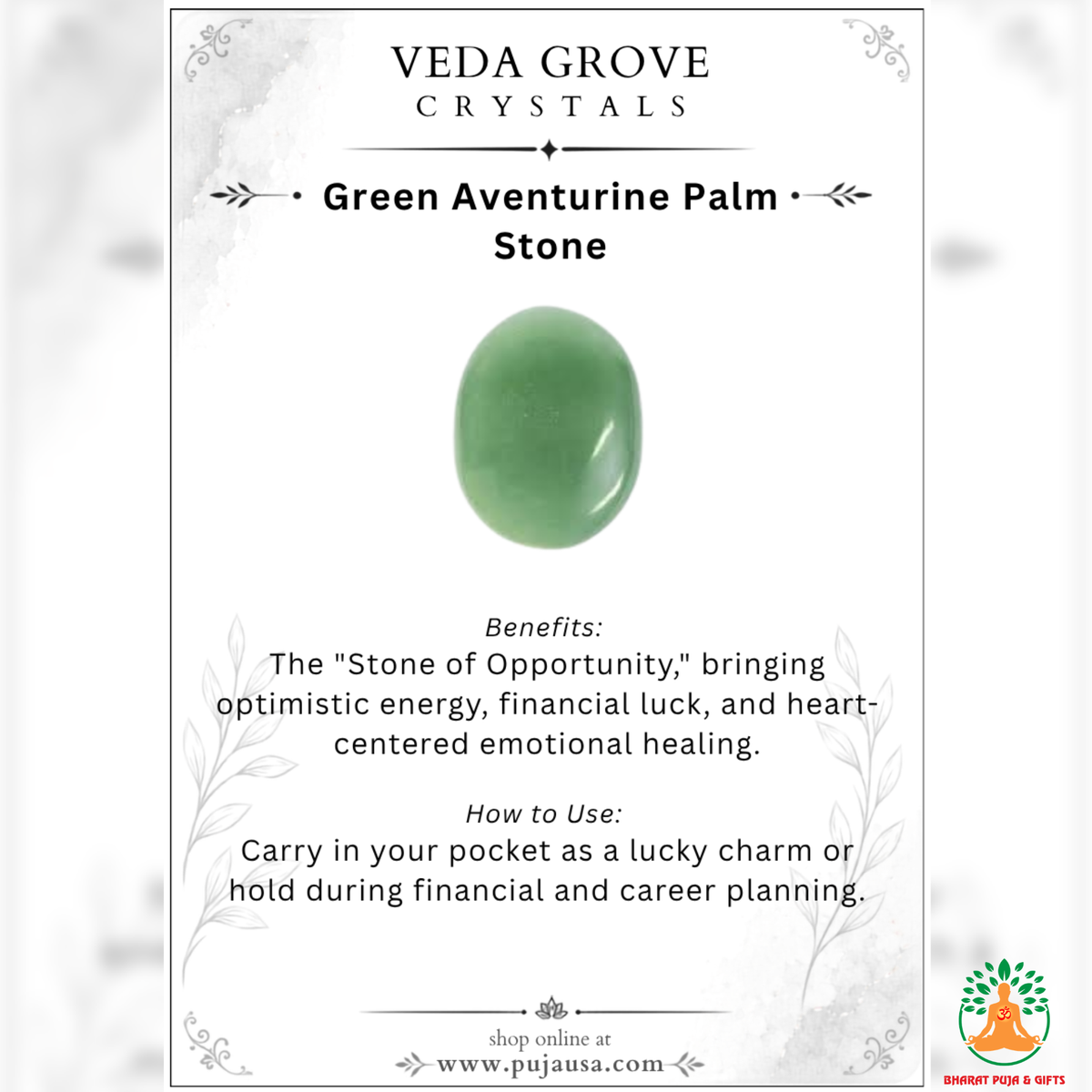 Green Aventurine Palmstone Set of 3 | Natural Green Crystal Palm Stones | Polished Smooth Oval Worry Stones | Prosperity & Meditation Stones