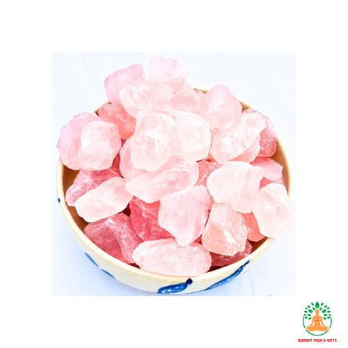 Rose Quartz Raw Crystals – Natural Rough Unpolished Rose Quartz Stones | Pink Manifestation Healing and Meditation Crystals