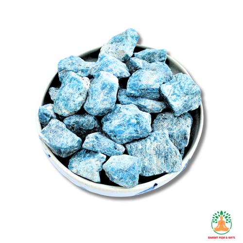 Lepoidolite Raw Crystals – Natural Rough Unpolished Blue Lepidolite Stones | Blue Manifestation Healing and Meditation Crystals
