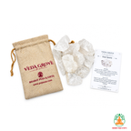 Clear Quartz Raw Crystals – Natural Rough Unpolished White Clear Quartz Stones | White Manifestation Healing and Meditation Crystals