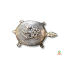 Brass Tortoise with Ganesha Engraved | Small Size Kachua with Ganapati | Good Luck Tortoise | Vastu Feng Shui Decor