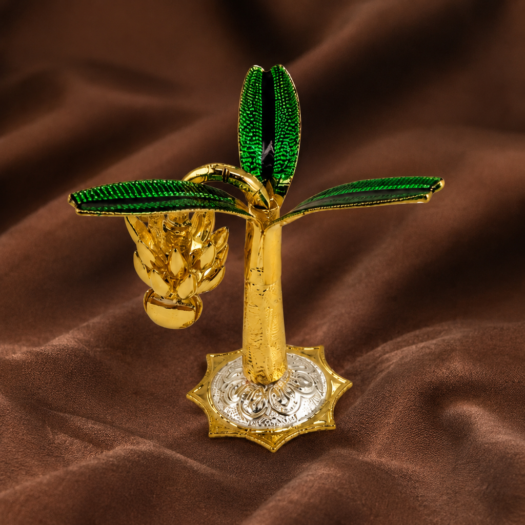Sterling Silver Banana Tree | Traditional Puja Decoration