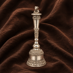 Silver Bell | Silver Ghanti | Silver Temple Prayer Bell | Silver Puja Aarti Bell