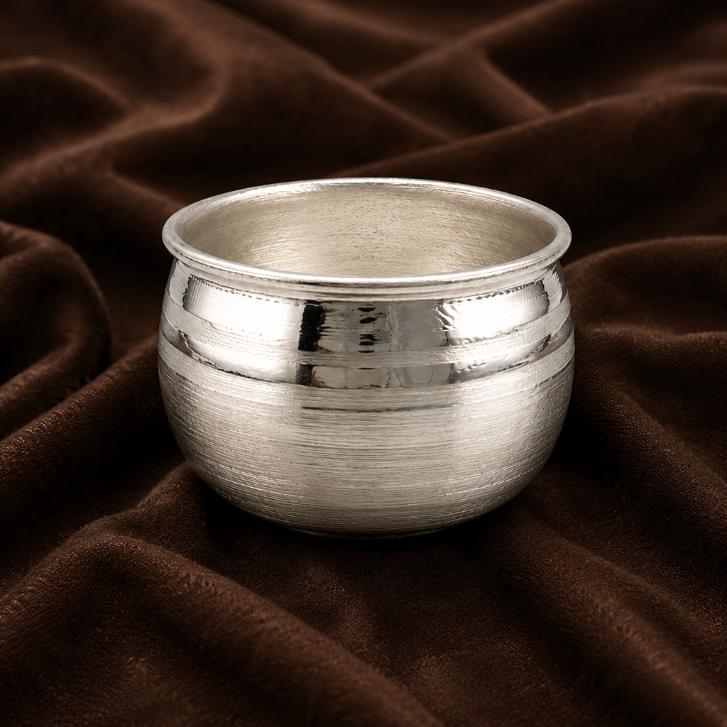 Pure Silver Traditional Katori (Small) | Puja & Offering Bowl