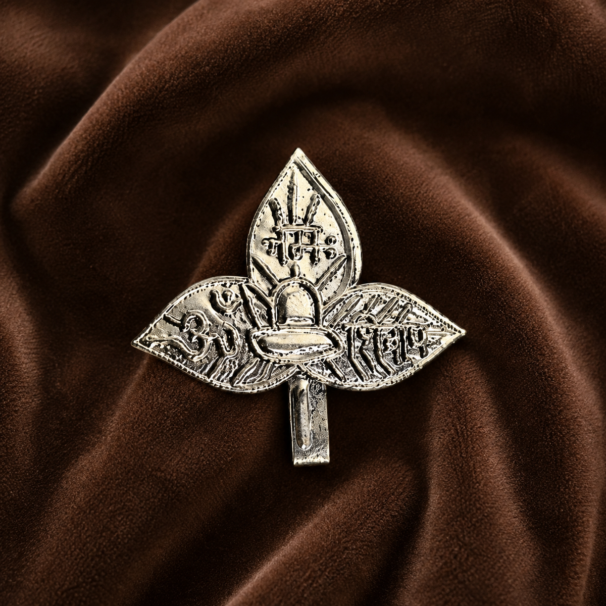 Pure Silver Bel Patra Leaf | Sacred Offering for Lord Shiva