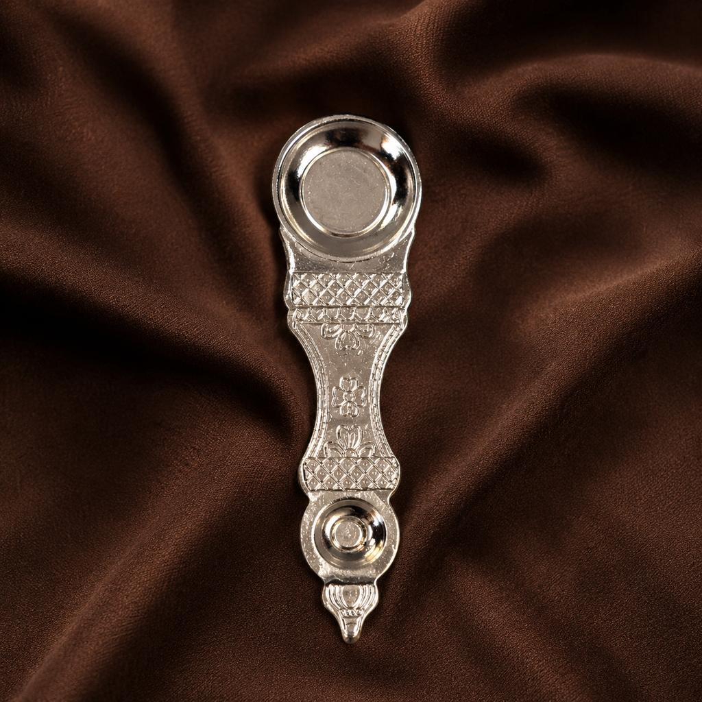 Silver Kapur Holder | Pure Silver Camphor Aarti Holder | Silver Kapur Dani