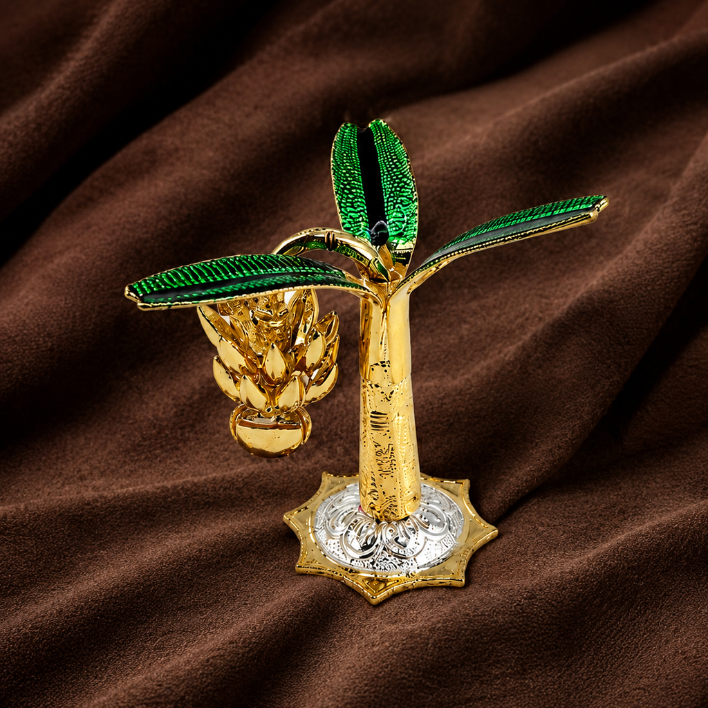 Sterling Silver Banana Tree | Traditional Puja Decoration