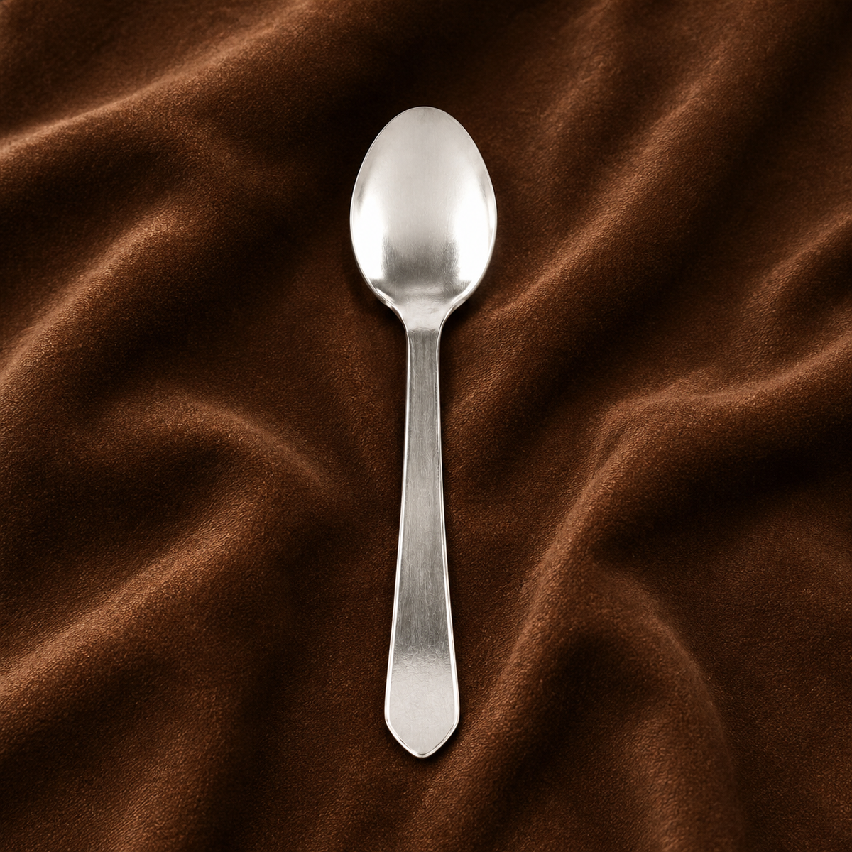 Pure Silver Puja Spoon | Traditional Ritual Spoon for Daily Worship |Silver Offering Bhoga Spoon