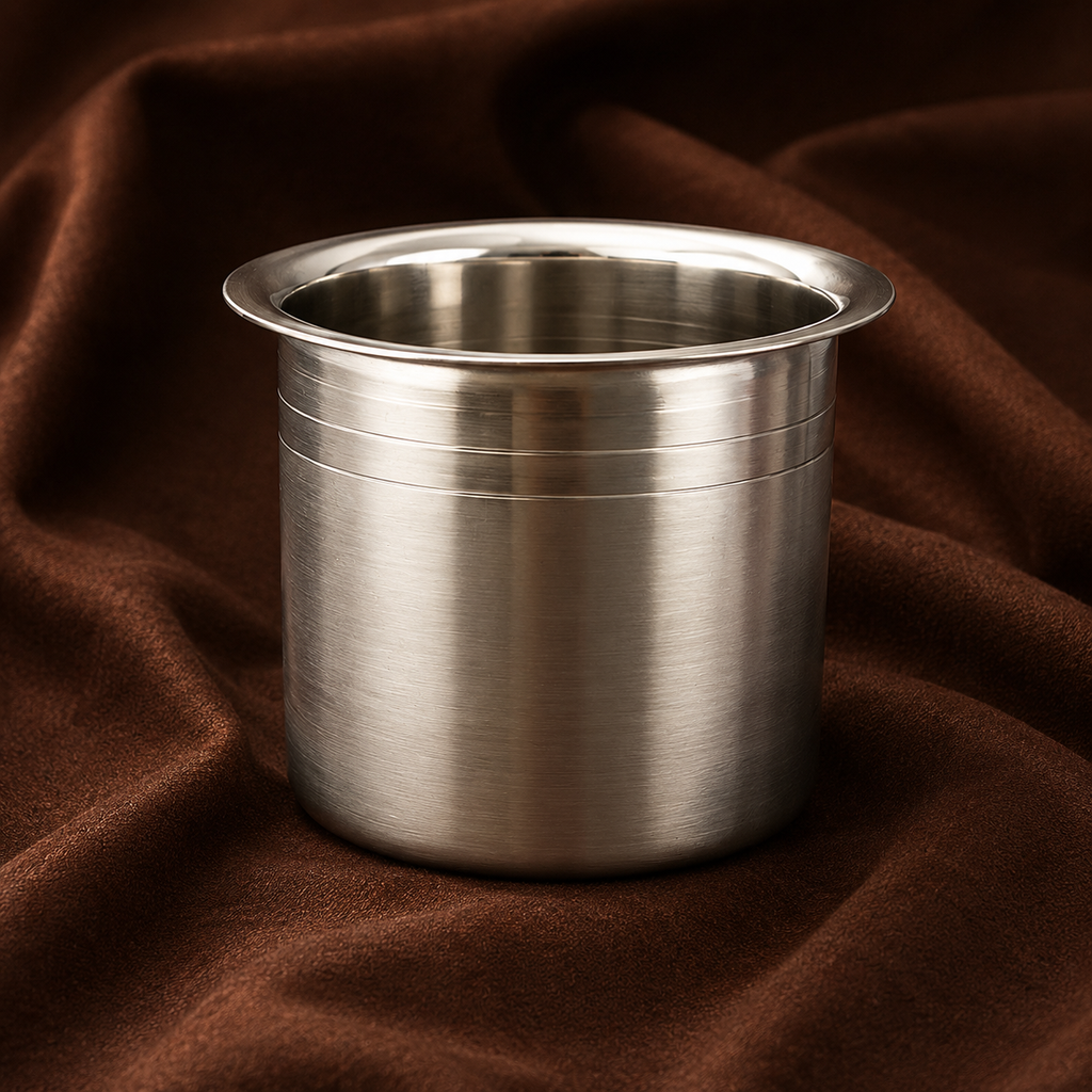 Silver Cup with Flared Rim | Silver Water Cup | Silver Puja Cup