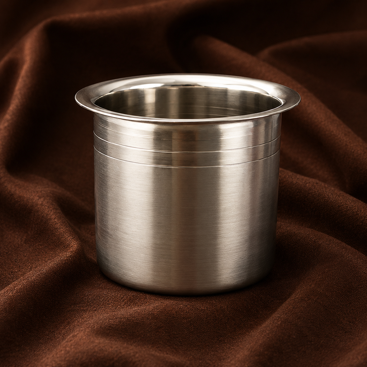 Silver Cup with Flared Rim | Silver Water Cup | Silver Puja Cup