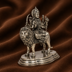 Silver Durga Devi Idol | Silver Durga Ma Statue | Goddess Durga Murti