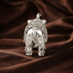 Silver Elephant Figurine | Silver Decorative Elephant Statue