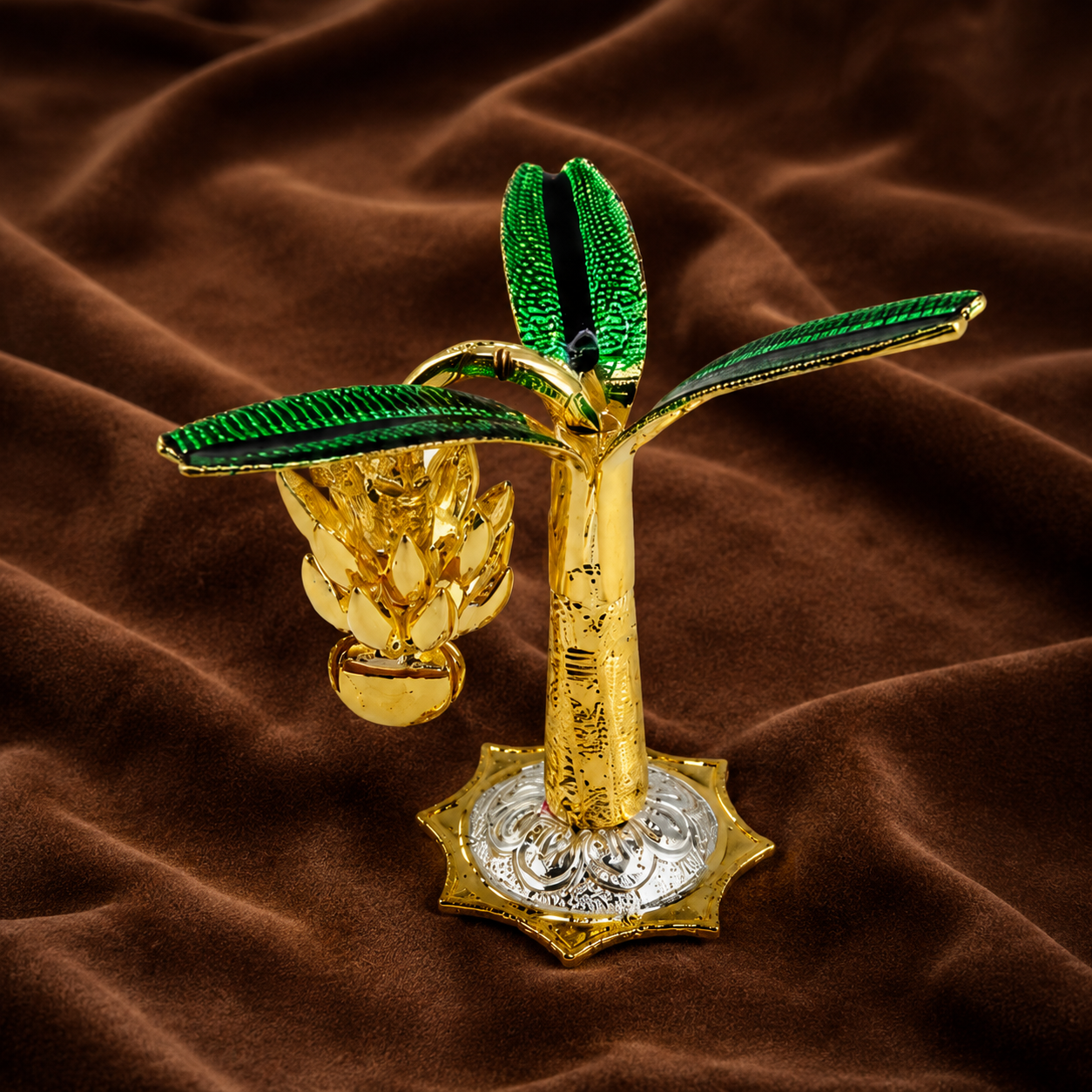 Sterling Silver Banana Tree | Traditional Puja Decoration
