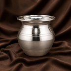 Pure Silver Kalash for Puja | Traditional Silver Pooja Kalash | Silver Water Pot